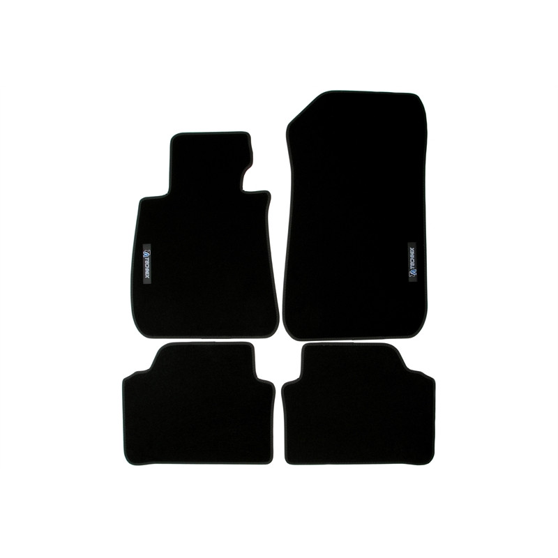 Set tappeti per auto con Logo per BMW 3 serie berlina, Touring  E90/E91 (Cod. T-34BM14)