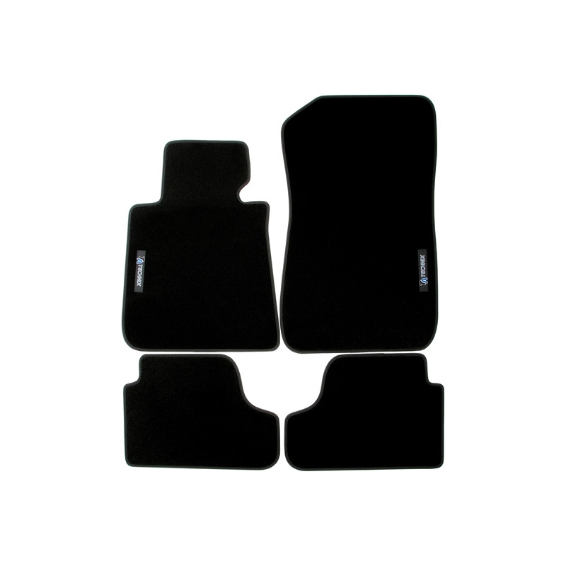 Set tappeti per auto con Logo per BMW 3 serie Convertible  E93 (Cod. T-34BM16)