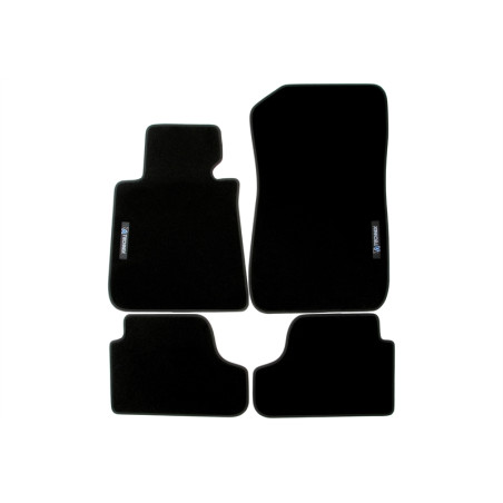 Set tappeti per auto con Logo per BMW 3 serie Convertible  E93 (Cod. T-34BM16)