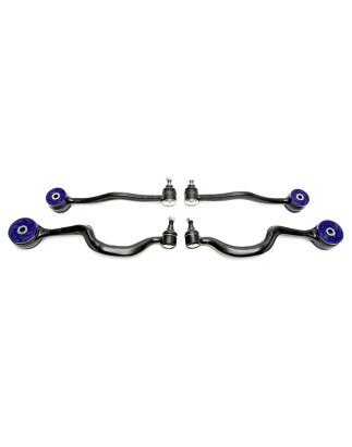 Braccio oscillante set 4 pieces conboccole poliuretano per BMW 5 serie E34 (Cod. T-54BM0005)