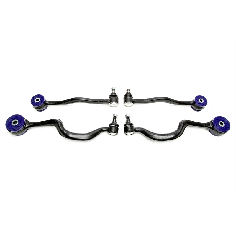Braccio oscillante set 4 pieces conboccole poliuretano per BMW 5 serie E34 (Cod. T-54BM0005)