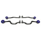 Braccio oscillante set 4 pieces conboccole poliuretano per BMW 5 serie E34 (Cod. T-54BM0005)