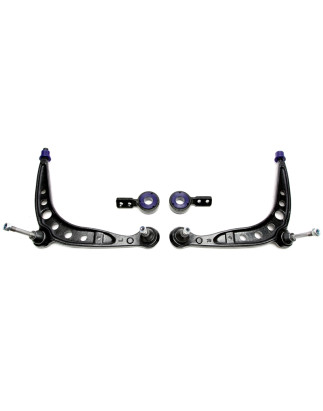 Braccio oscillante set con eccentricboccole poliuretano per BMW 3 serie E30 M3 (Cod. T-54BM0013/1)