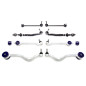 Braccio oscillante set conboccole poliuretano per BMW 5 serie E39 (Cod. T-55BM0009/1)