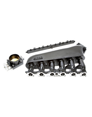 collettore aspirazione set nero per BMW 3+5 serie E30+E34 - engine code M20 (Cod. T-76BM001)