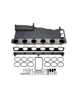 alloycollettore aspirazione set nero BMW 1 serie, 2 serie, 3 serie, 4 serie, 5 serie, 6 seri... (Cod