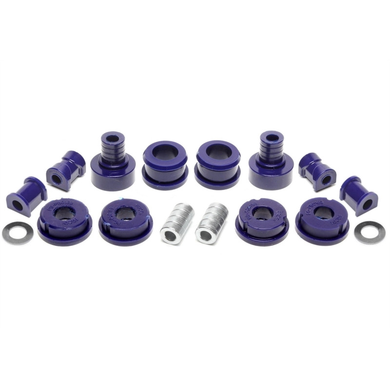 kit silentblock 14 pezzi /  ant.+ post. /  ant. con Ø 21mm rod / M3 eccentric / ... (Cod. T-85BM001