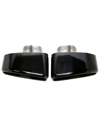 terminale di scarico con uscita quadrata in nero/complementare per BMW X3/X4 (G01,G02,G08) (Cod. T-9