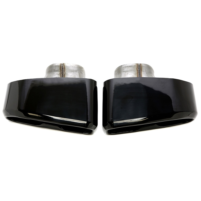 terminale di scarico con uscita quadrata in nero/complementare per BMW X3/X4 (G01,G02,G08) (Cod. T-9