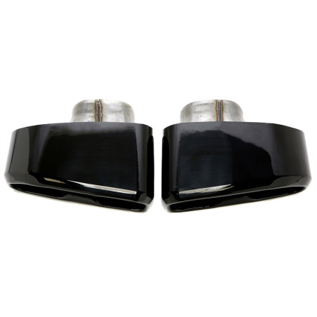 terminale di scarico con uscita quadrata in nero/complementare per BMW X3/X4 (G01,G02,G08) (Cod. T-9