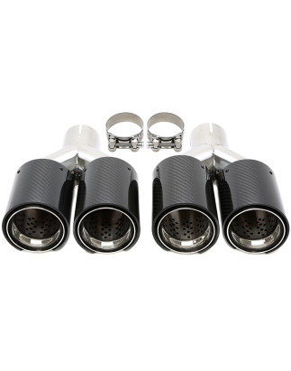  tailpipe for screw in in chrome/glossyper BMW 3-6er serie (G Model) / X3/X4 serie (G Model) (Cod. T