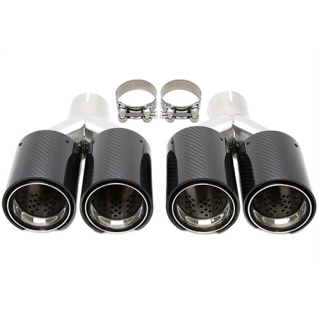  tailpipe for screw in in chrome/glossyper BMW 3-6er serie (G Model) / X3/X4 serie (G Model) (Cod. T