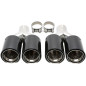  tailpipe for screw in in chrome/glossyper BMW 3-6er serie (G Model) / X3/X4 serie (G Model) (Cod. T