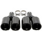  tailpipe for screw on in nero/glossyper BMW 3-6er serie (G Model) / X3/X4 serie (G Model) (Cod. T-9