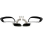 terminale di scarico a vite in chrome/glossyper  BMW X6er serie (E71) (Cod. T-96BM016)