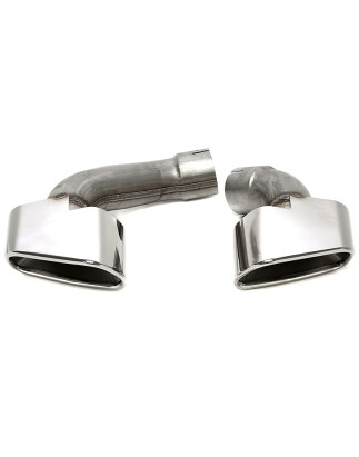 terminale di scarico a vite in chrome/glossyper  BMW X5er serie X35i (F15) (Cod. T-96BM018)