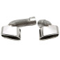 terminale di scarico a vite in chrome/glossyper  BMW X5er serie X35i (F15) (Cod. T-96BM018)