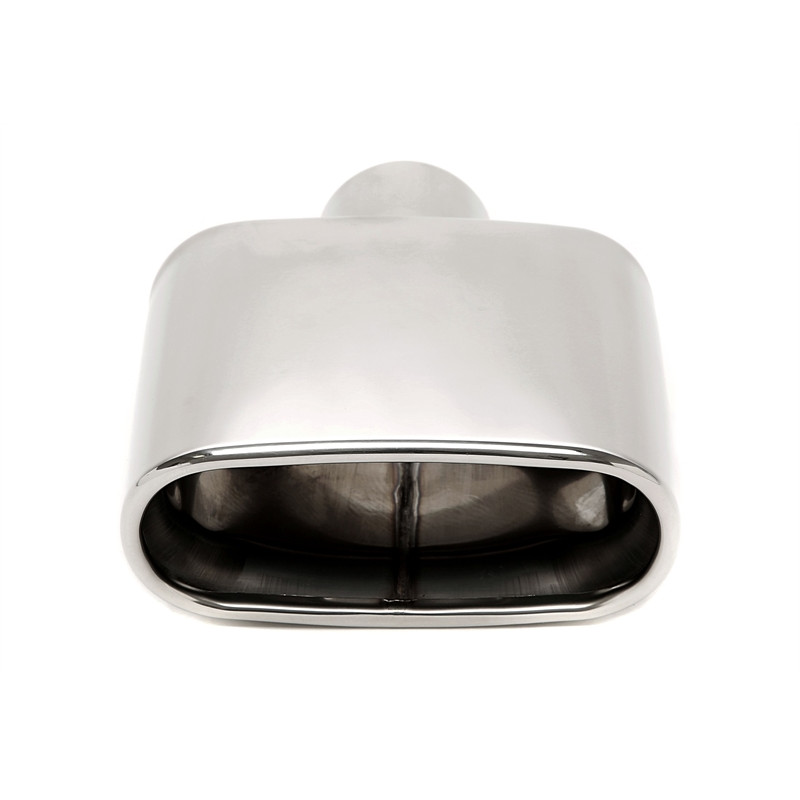 terminale di scarico in nero/glossyper BMW X5er serie (E53) (Cod. T-96BM022)