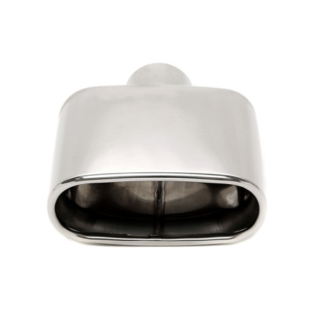 terminale di scarico in nero/glossyper BMW X5er serie (E53) (Cod. T-96BM022)