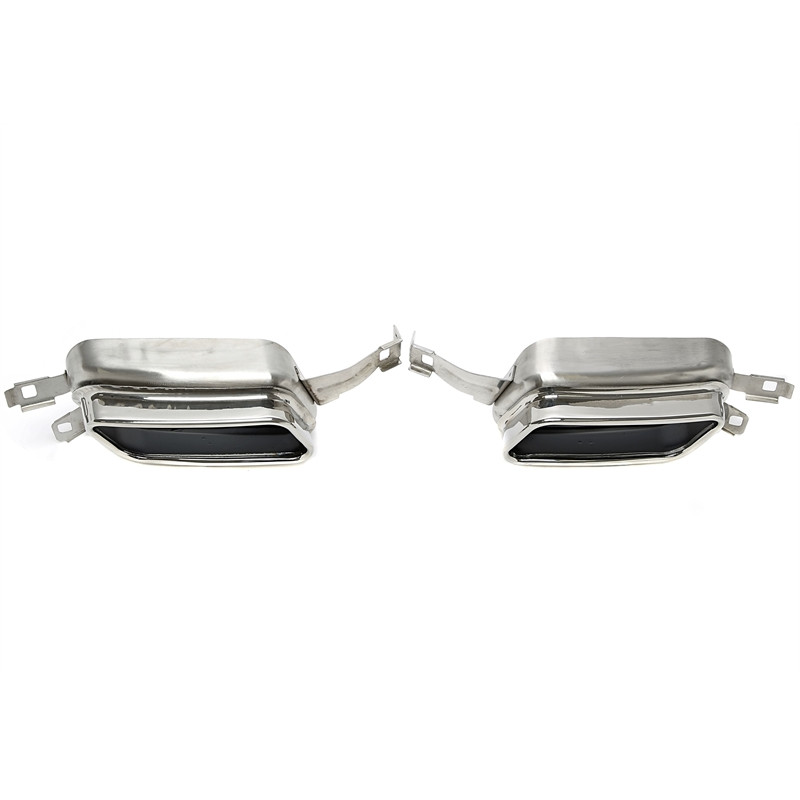 terminale di scarico a vite "double port" in chrome/glossyper BMW 7er serie (F01) (Cod. T-96BM024)