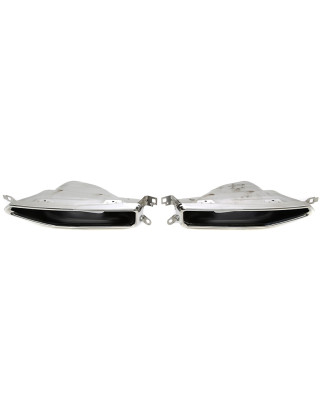 terminale di scarico a vite in chrome/glossyper BMW 7er serie tranne M Tuning (G11) (Cod. T-96BM027)