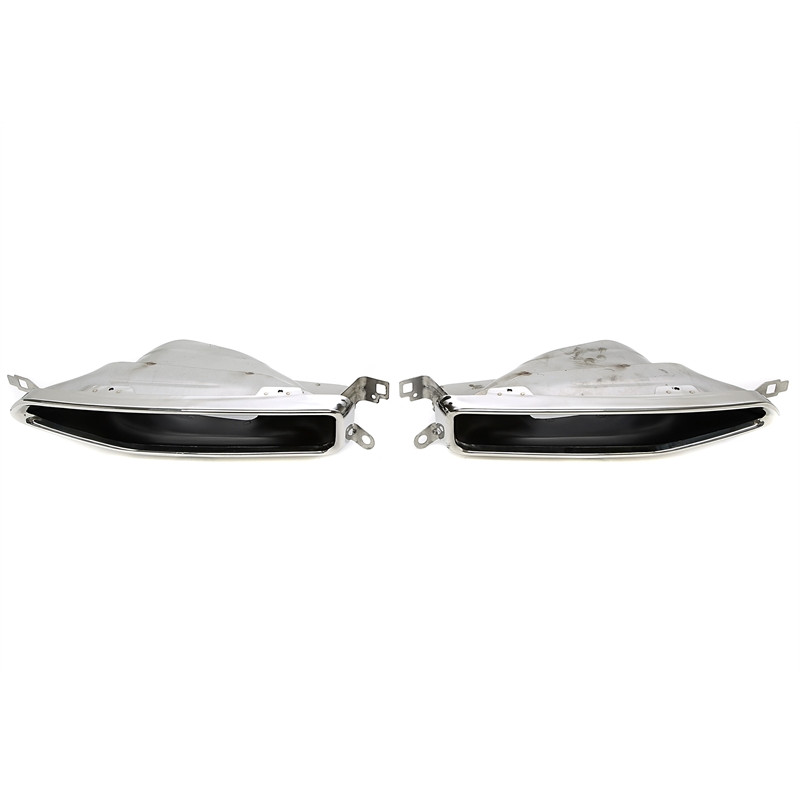 terminale di scarico a vite in chrome/glossyper BMW 7er serie tranne M Tuning (G11) (Cod. T-96BM027)