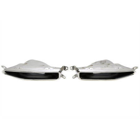 terminale di scarico a vite in chrome/glossyper BMW 7er serie tranne M Tuning (G11) (Cod. T-96BM027)
