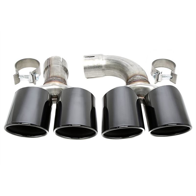 terminale di scarico a vite "double design short" in chrome/glossyper BMW X  (G01) (Cod. T-96BM038)