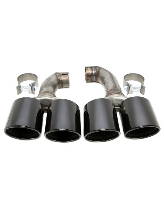 terminale di scarico a vite "double design lang" in chrome/glossyper BMW X (G01) (Cod. T-96BM039)