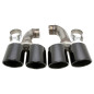 terminale di scarico a vite "double design lang" in chrome/glossyper BMW X (G01) (Cod. T-96BM039)