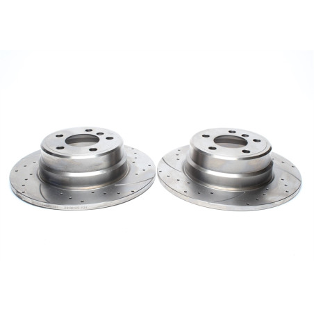 set dischi freno sportivi  post. per BMW X5 E53 (Cod. T-EVOBS1487P)