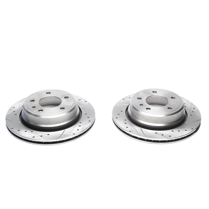 set dischi freno sportivi  post. per BMW 7 serie E32 740i/750i (Cod. T-EVOBS2707P)