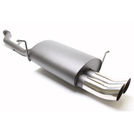 silenziatore sportivo  2x76mm DTM per BMW 3 serie E36 Compact (Cod. T-EVOE364CED76)