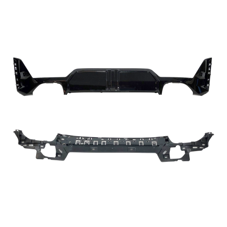 Diffusore Posteriore BMW G20 / G21 LCI Look M Performance Nero lucido (Cod. E-TCBG225)