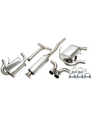 sistema di scarico each 1x80mm per side per BMW/Mini Cooper S (Cod. T-02MN001-8)