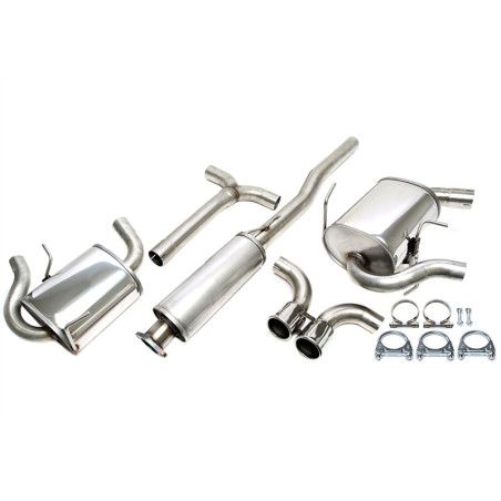 sistema di scarico each 1x80mm per side per BMW/Mini Cooper S (Cod. T-02MN001-8)