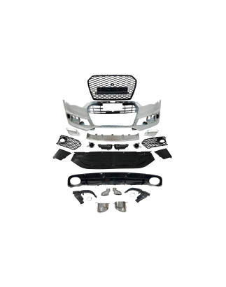 Kit Estetico AUDI A6 / A6 AVANT 2015- 2018 C7 SLine Look RS6 Fotocamera (Cod. E-TCA60160657RS66)