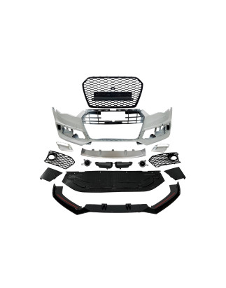 Paraurti Anteriore Audi A6 2015-2018 C7 Look RS6 Spoiler Anteriore Fotocamera (Cod. E-TCA6016RS66023