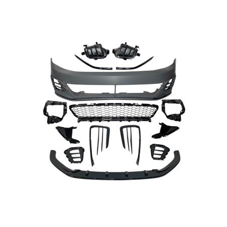 Paraurti Anteriore Volkswagen Caddy 2016-2020 Look Golf 7.5 GTI Spoiler Anteriore (Cod. E-TCW5237008
