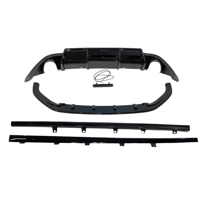Kit Estetico Volkswagen Golf 7 Nero lucido (Cod. E-TCW008170706225) Kit Estetico Volkswagen Golf 7 Nero lucido (Cod. E-TCW008170706225)