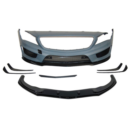 Paraurti Anteriore Mercedes W117 13-15 4P / SW Look AMG A45 spoiler anteriore (Cod. E-TCM04190312)