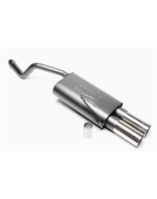 silenziatore sportivo  2x76mm per Fiat Punto II (Cod. T-EVOFP2E276)