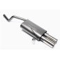 silenziatore sportivo  2x76mm per Fiat Punto II (Cod. T-EVOFP2E276)