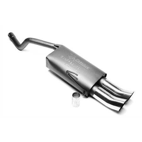 silenziatore sportivo 2x76mm DTM per Fiat Punto II (Cod. T-EVOFP2ED76)