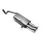 silenziatore sportivo 2x76mm DTM per Fiat Punto II (Cod. T-EVOFP2ED76)