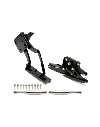  Bonnet Hinge Set nero perd Mustang I BJ 1967 -1970 (Cod. T-07FO001)