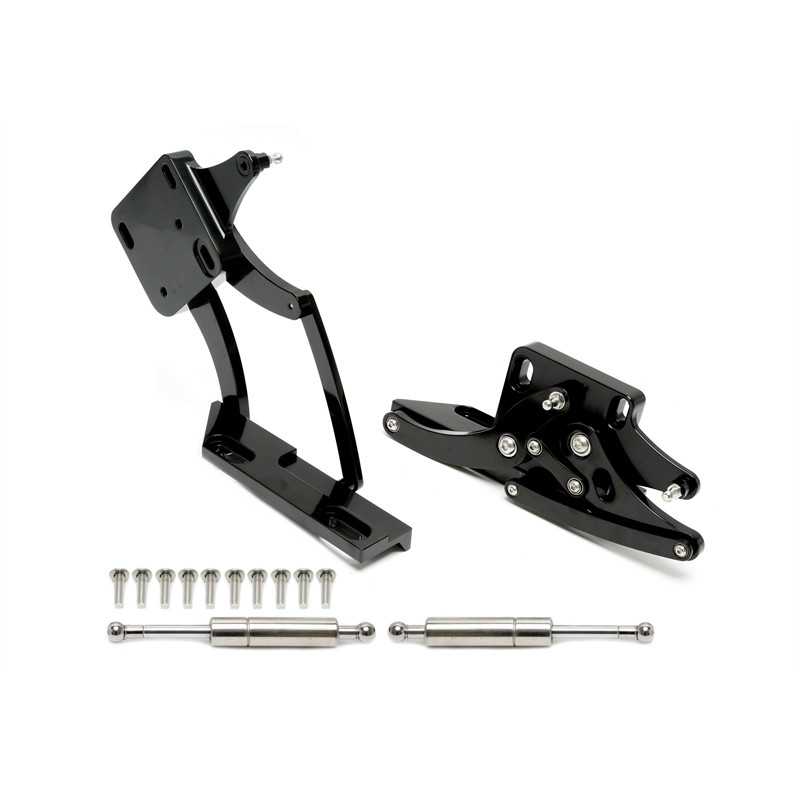  Bonnet Hinge Set nero perd Mustang I BJ 1967 -1970 (Cod. T-07FO001)