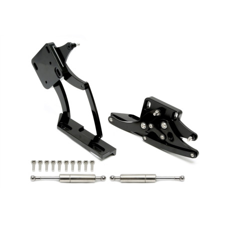  Bonnet Hinge Set nero perd Mustang I BJ 1967 -1970 (Cod. T-07FO001)