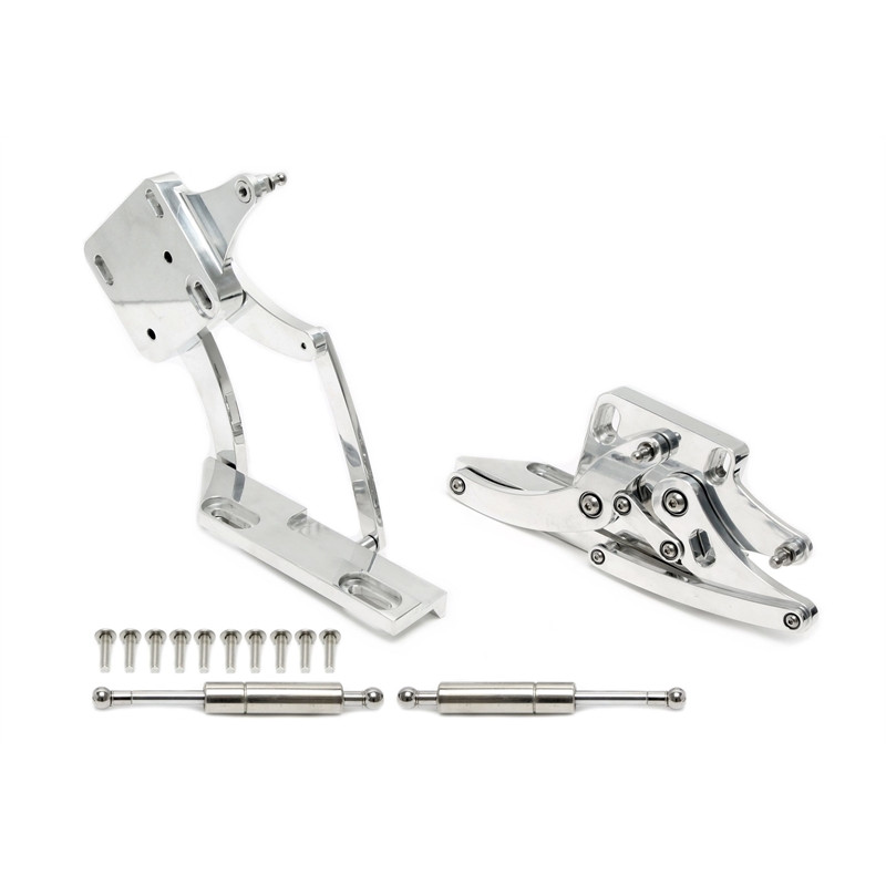  bonnet hinge set silverperd Mustang I BJ 1967 -1970 (Cod. T-07FO001/1)