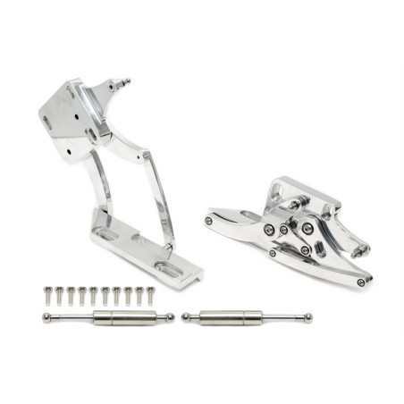  bonnet hinge set silverperd Mustang I BJ 1967 -1970 (Cod. T-07FO001/1)